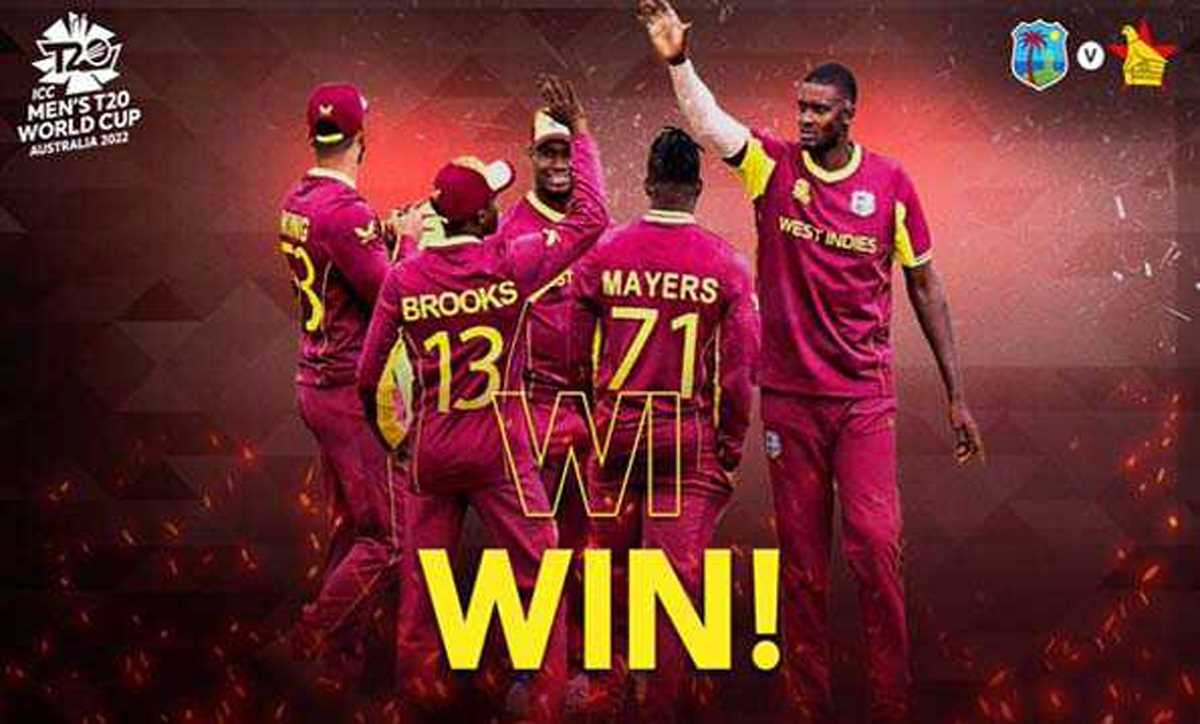 ज़िम्बाब्वे को 31 रन से हराकर सुपर-12 की दौड़ में लौटी वेस्ट इंडीज